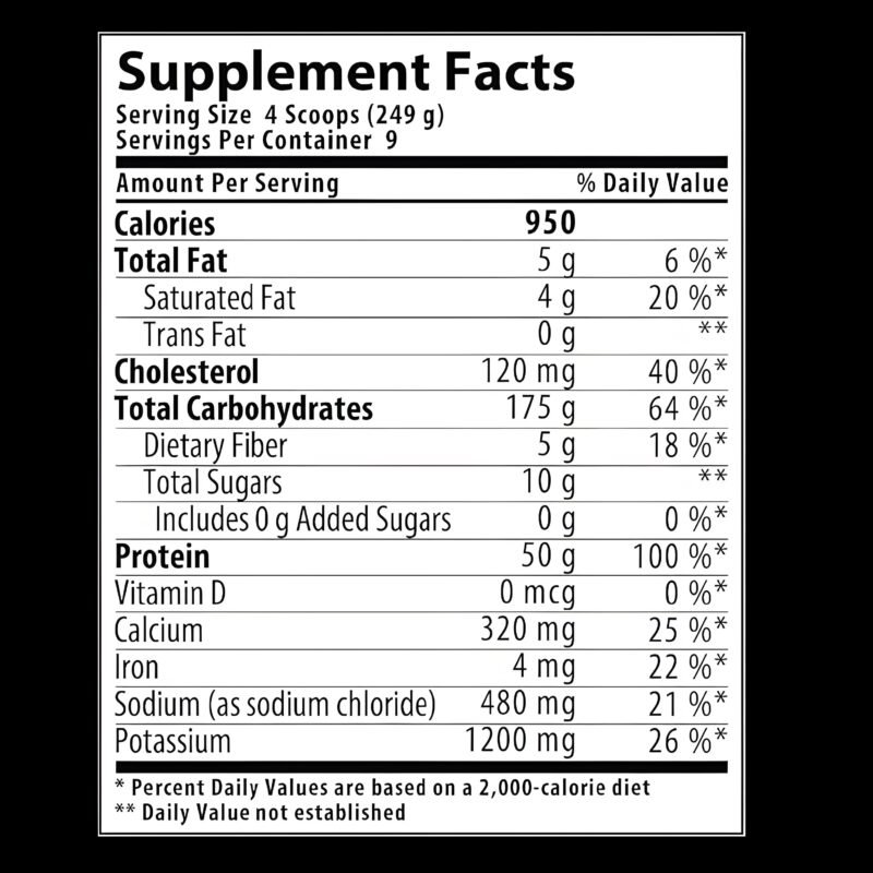 ⁦ماس فيوچن ٥.٤٤ كيلو MASS FUSION 5.44 KG NUTRABOLICS⁩ - الصورة ⁦3⁩