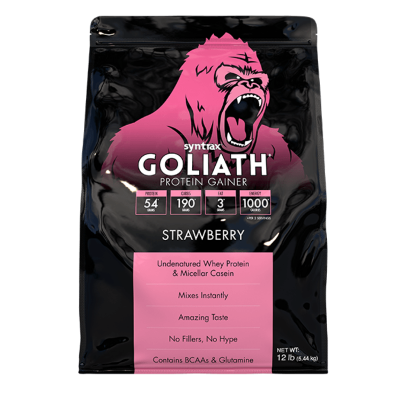 ⁦جولياص ماس جينر Syntrax Goliath protein gainer 5.5kg⁩ - الصورة ⁦5⁩