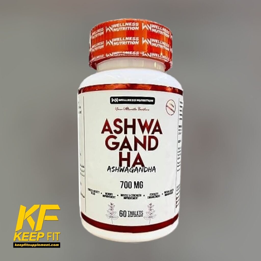 اشواجندا ويلنس ٦٠ كبسوله ٧٠٠ مللي ashwagandha wellness 700 ml 60 tab