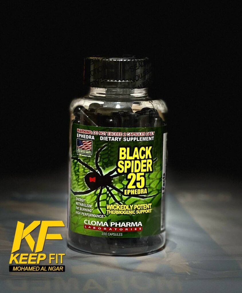 بلاك سبيدر ١٠٠ كبسوله حارق الدهون BLACK SPIDER 100 capsules