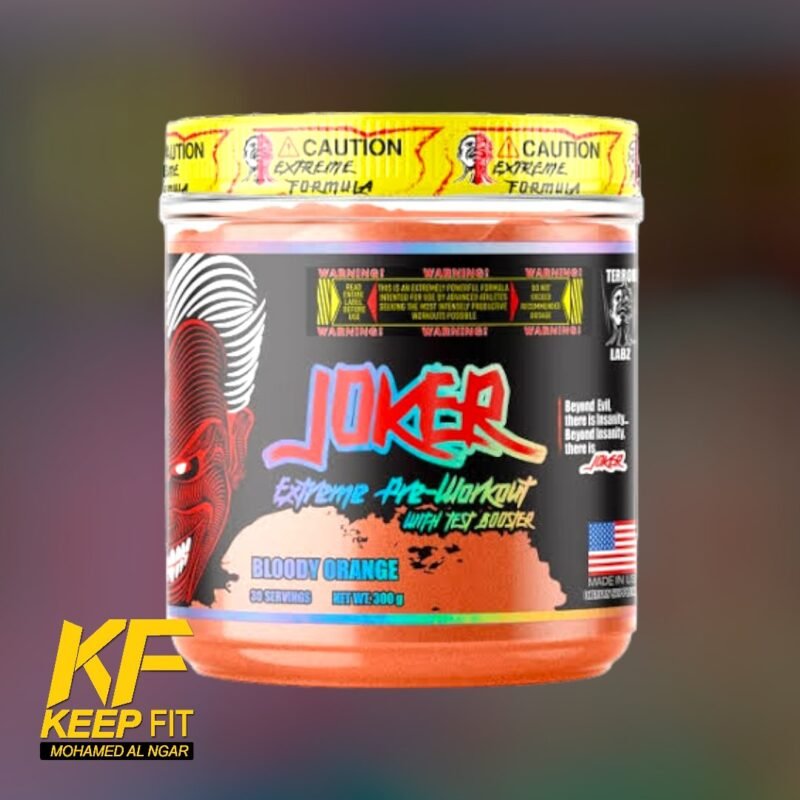 جوكر محفز الطاقه وتست بوستر ٣٠ جرعه Joker PreWorkout 30 serv with test booster