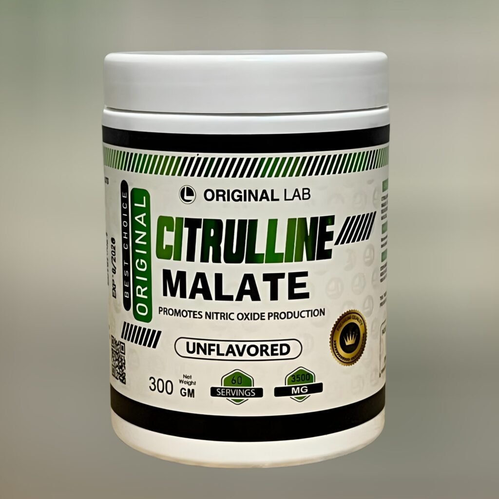 سترولين ماليت اوريجينال لاب ٣٠٠ جرام ٦٠ جرعه بدون طعم citrulline malate 300 gm 60 serv unflavored original lab