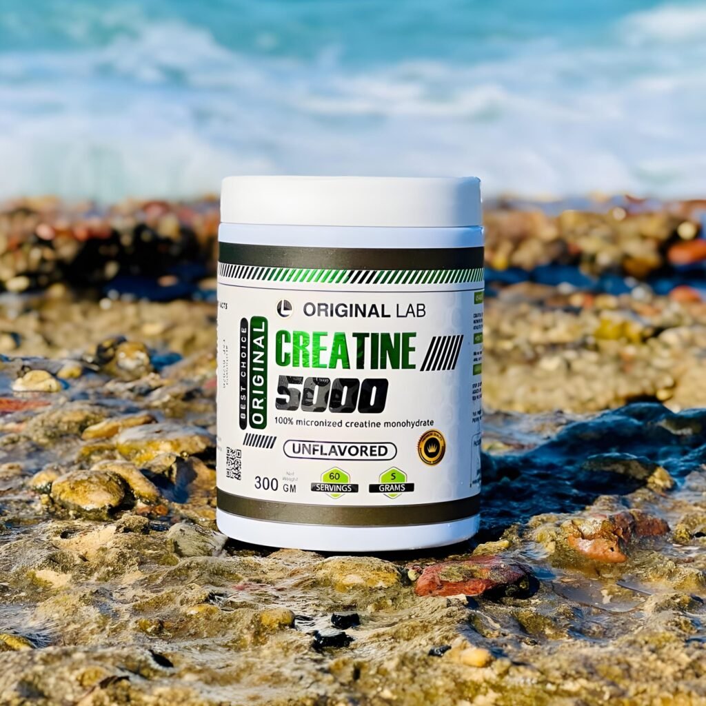 كرياتين اوريجينال لاب ٣٠٠ جرام ٦٠ سكوب creatine 5000 original lab 300 gm 60 serv