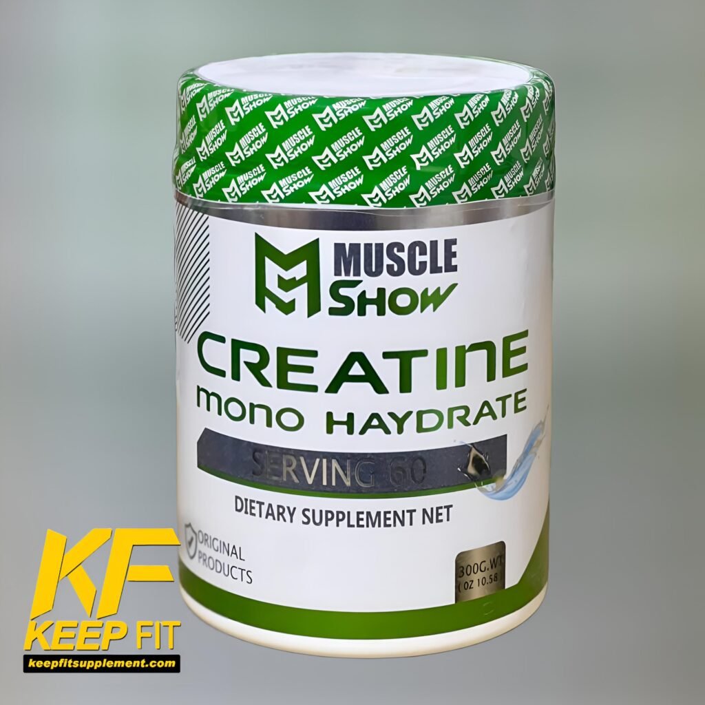 كرياتين مصل شو ٣٠٠ جرام ٦٠ جرعه creatine muscle show 300 gm 60 serv