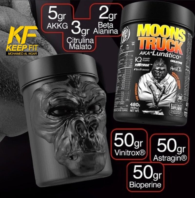 ⁦مونز تراك محفز طاقه MOONS TRUCK 30 serv zoomad lab preworkout⁩ - الصورة ⁦2⁩