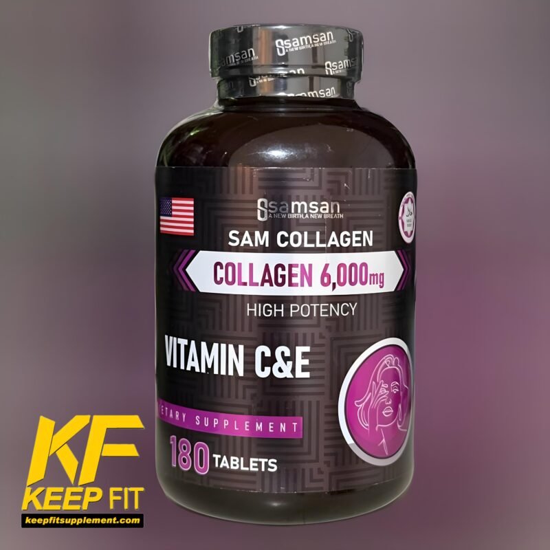 كولاجين سام سان ١٨٠ حبايه 
collagen 6000 samsan 180 tab