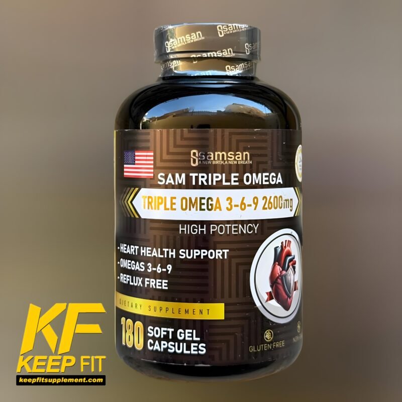 اوميجا ٣ سام سان ١٨٠ حبايه
tiple omega 3-6-9 samsan 180 capsules