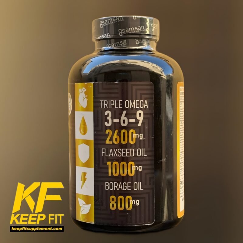 ⁦اوميجا ٣ سام سان ١٨٠ حبايه
tiple omega 3-6-9 samsan 180 capsules⁩ - الصورة ⁦2⁩