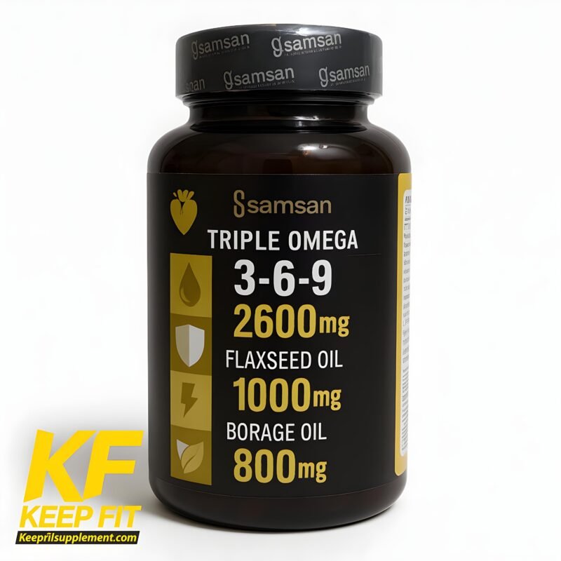 ⁦اوميجا ٣ سام سان ٣٠ حبايه
tiple omega 3-6-9 samsan 30 capsules⁩ - الصورة ⁦2⁩
