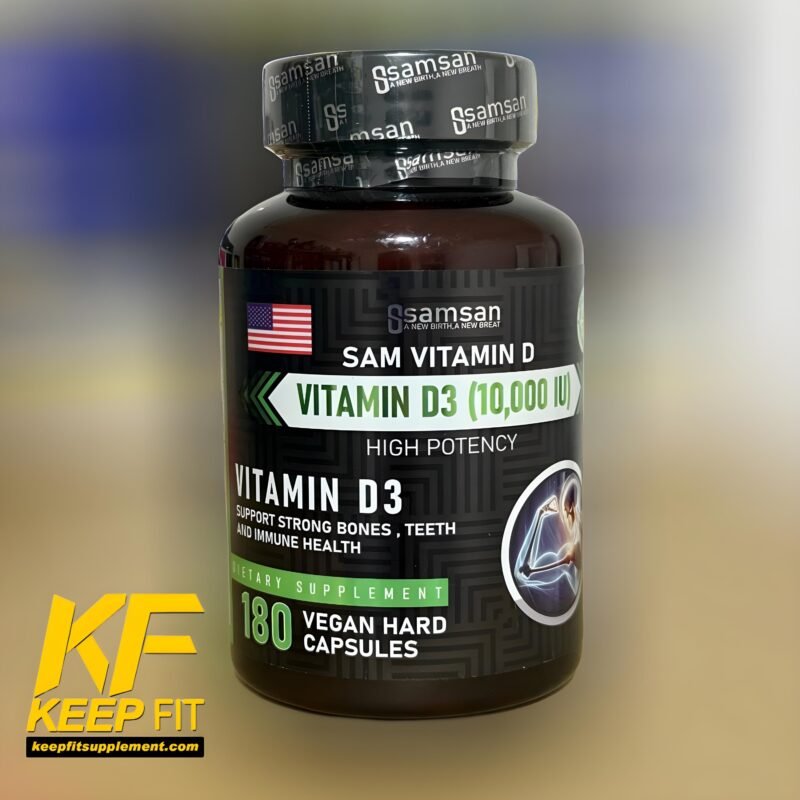 فيتامين D3 سام سان ١٨٠ حبايه
vitamin D3 10000 samsan 180 tab