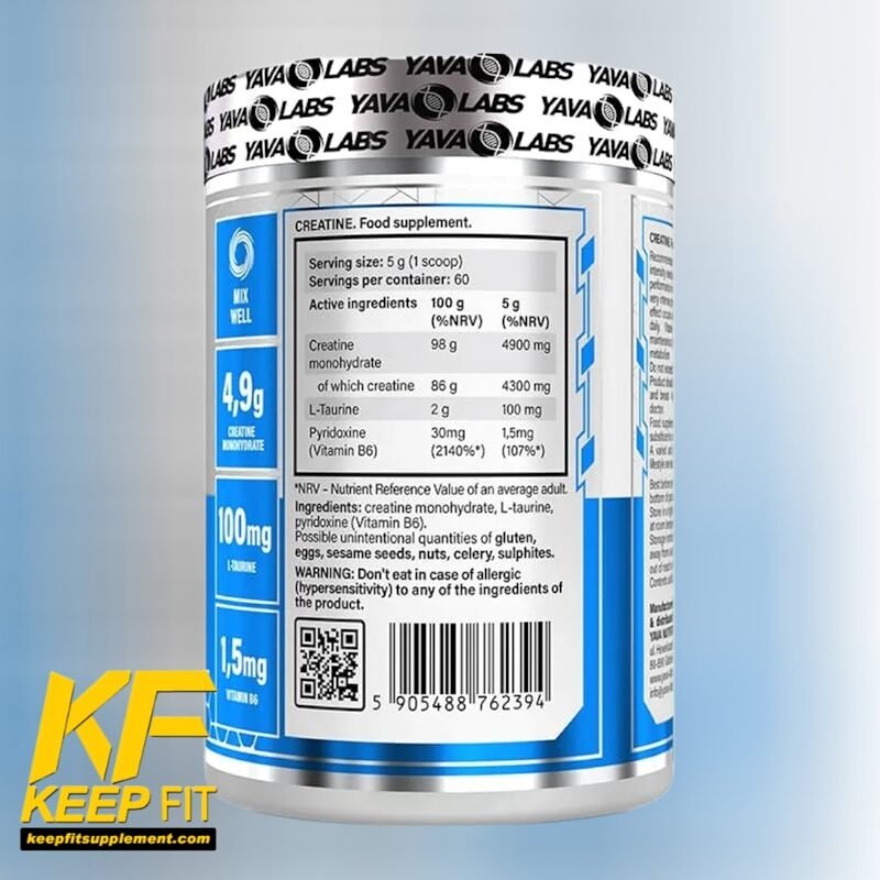 ⁦كرياتين يافا لابس ٣٠٠ جرام ٦٠ جرعه
creatine yava labs 300 gm 60 serv⁩ - الصورة ⁦2⁩