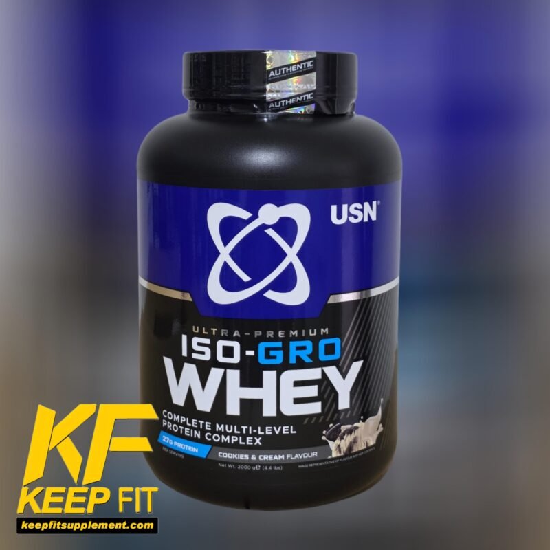 ايزو جرو واي بروتين USN ٢ كيلو ٦٠ جرعه
iso gro whey usn 2 kg