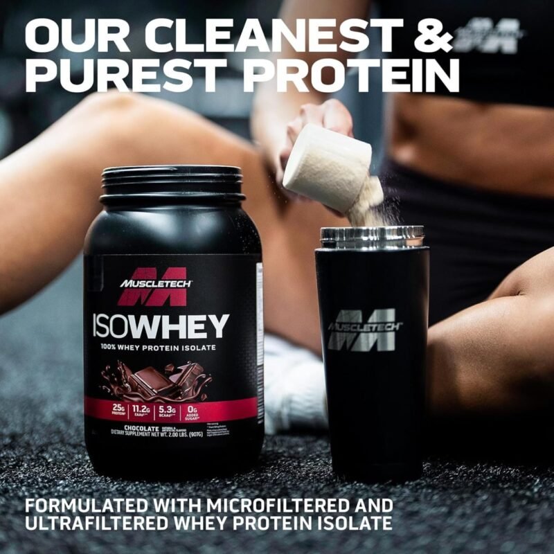 ايزوليت بروتين مصل تك ١ كيلو ٣٢ جرعه
ISO WHEY MUSCLETECH 1 KG 32 SERV