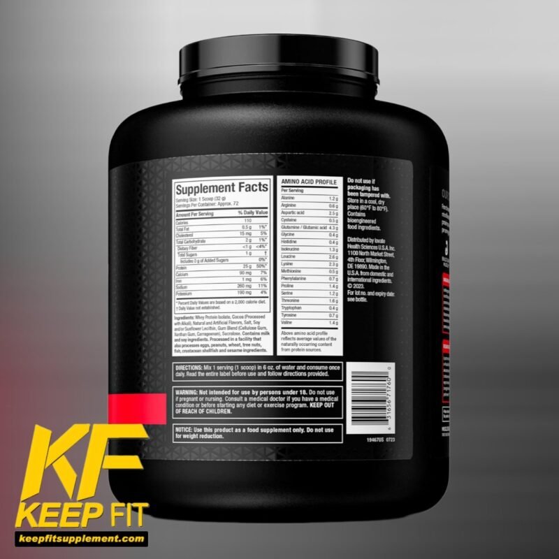 ⁦ايزوليت بروتين مصل تك ٢.٣ كيلو ٧٢ جرعه
ISO WHEY MUSCLETECH 2.3 KG 72 SERV⁩ - الصورة ⁦2⁩