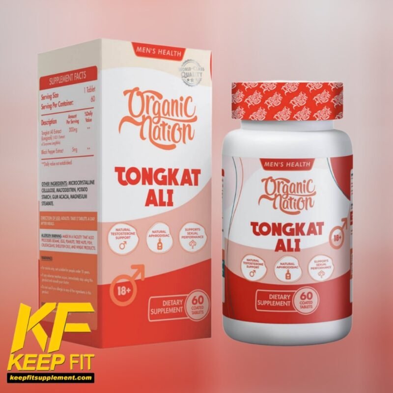 تونجات علي اورجانيك نيشن ٦٠ حبايه
TONGKAT ALI ORGANIC NATION 60 TAB