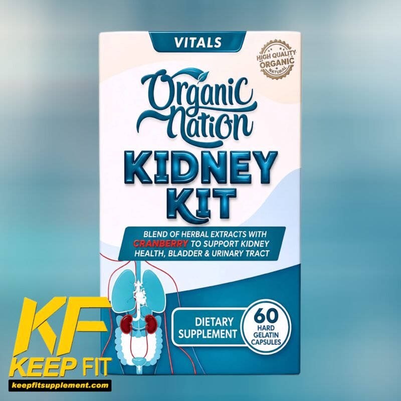 مدعم كلى ٦٠ كبسوله Kidney Kit 60 Capsules Organic Nation